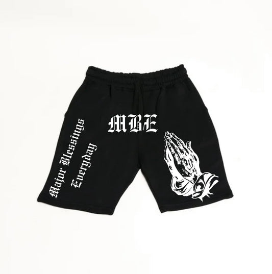 MBE MAJOR BLESSINGS EVERYDAY SHORTS (BLACK)