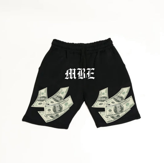 MBE MAKING BAND$ EVERYDAY SHORTS (BLACK)